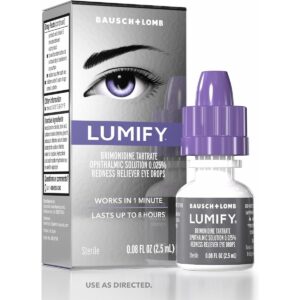 ルミファイ lumify ブリモニジン配合目薬 7.5ml入り