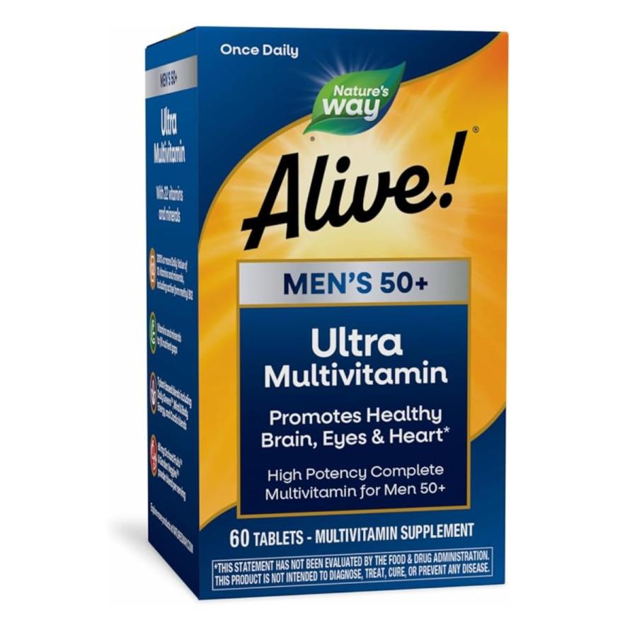 nature’s way alive!　アライブ　ワンスデイリー　メンズ50+　マルチビタミン　60粒入り