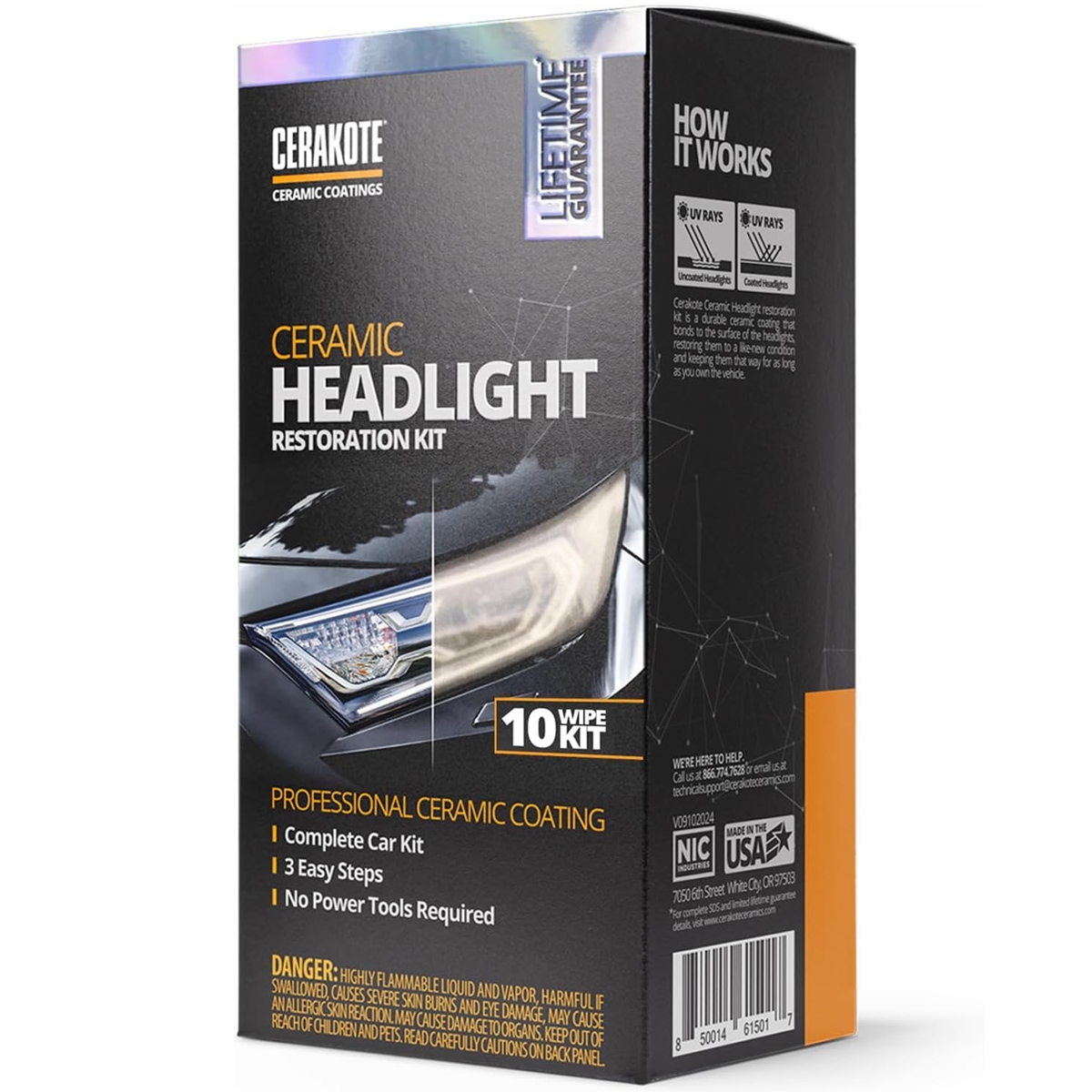 carakote headlight